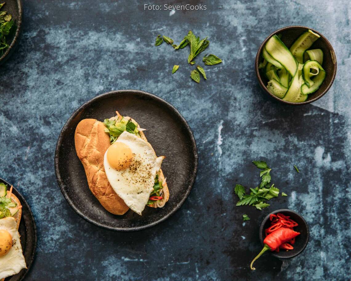 Vegetarisches Rezept: Banh  Mi Sandwich