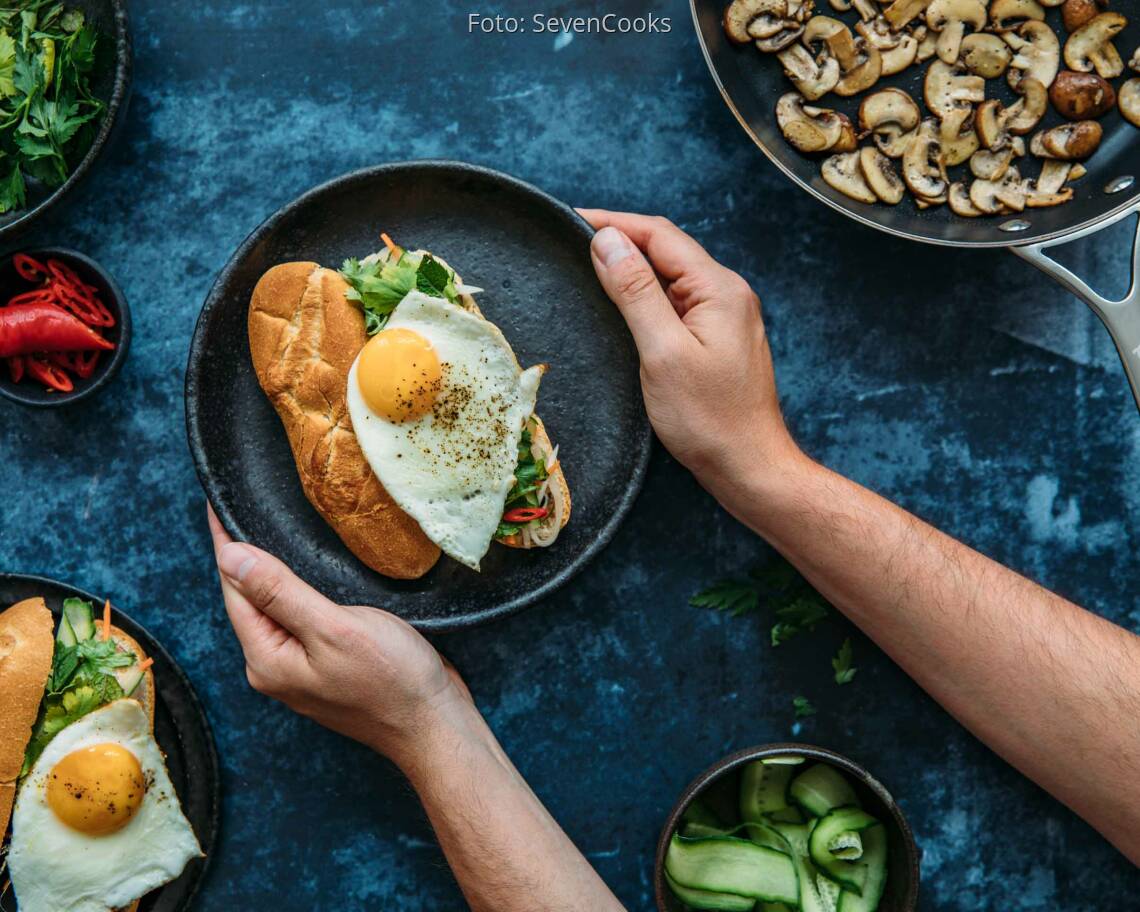 Vegetarisches Rezept: Banh Mi Sandwich 3