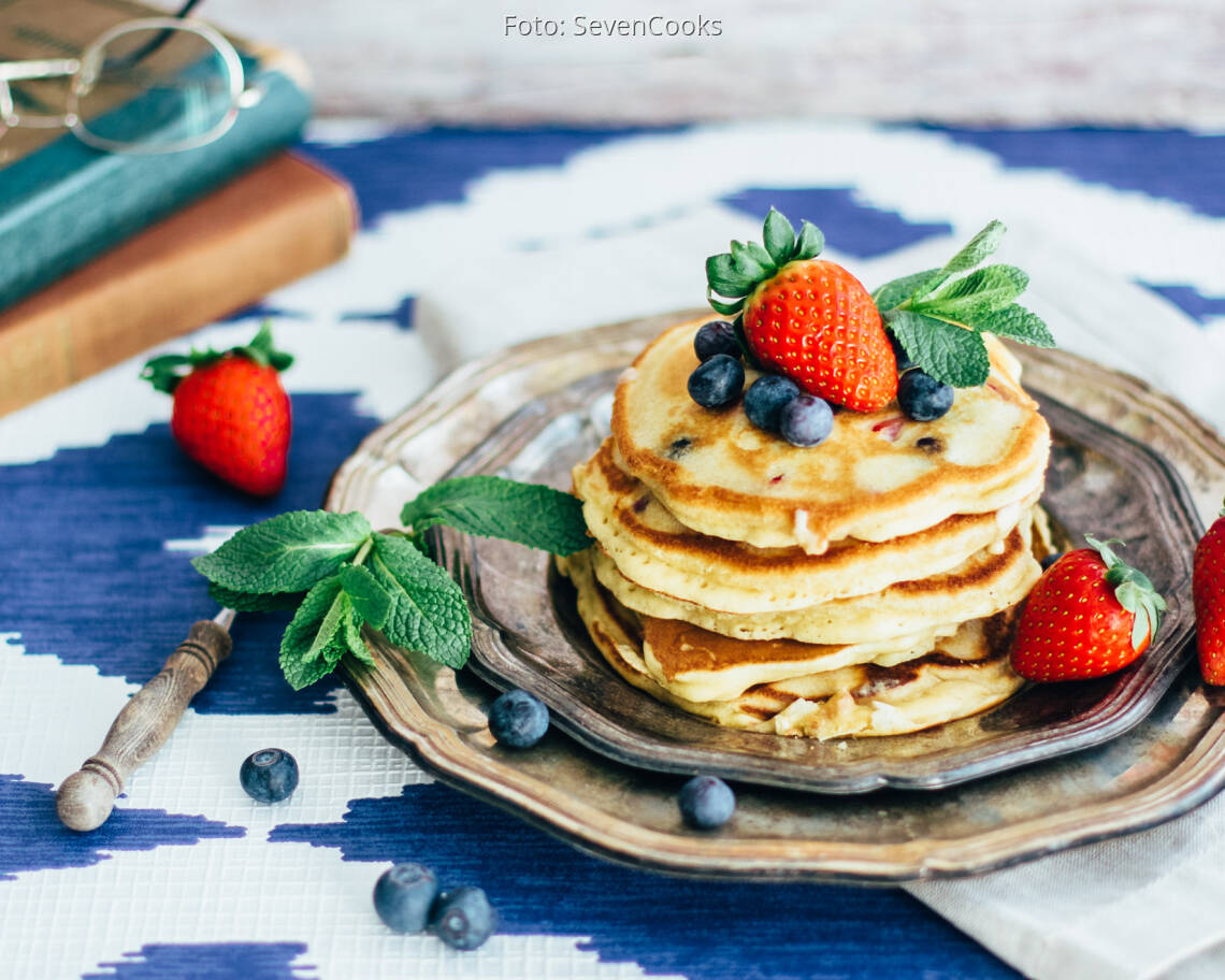 Vegetarisches Rezept: Beerige Pancakes_2