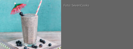 Rezeptbild für "Blaubeer-Walnuss-Milkshake"