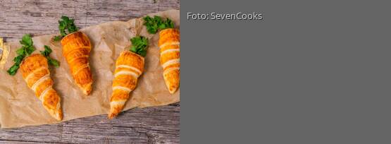 Rezeptbild für "Blätterteigkarotten"