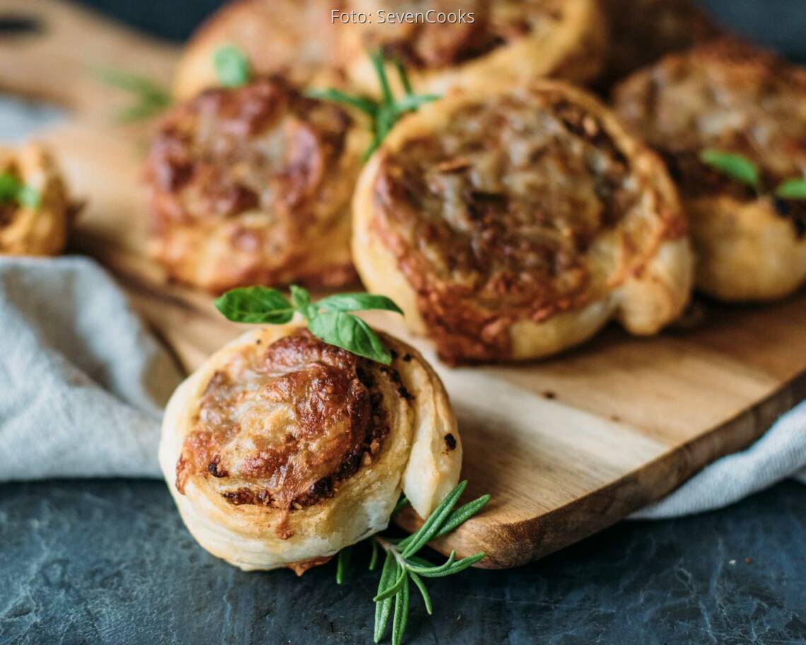 Vegetarisches Rezept: Blätterteigschnecken_1