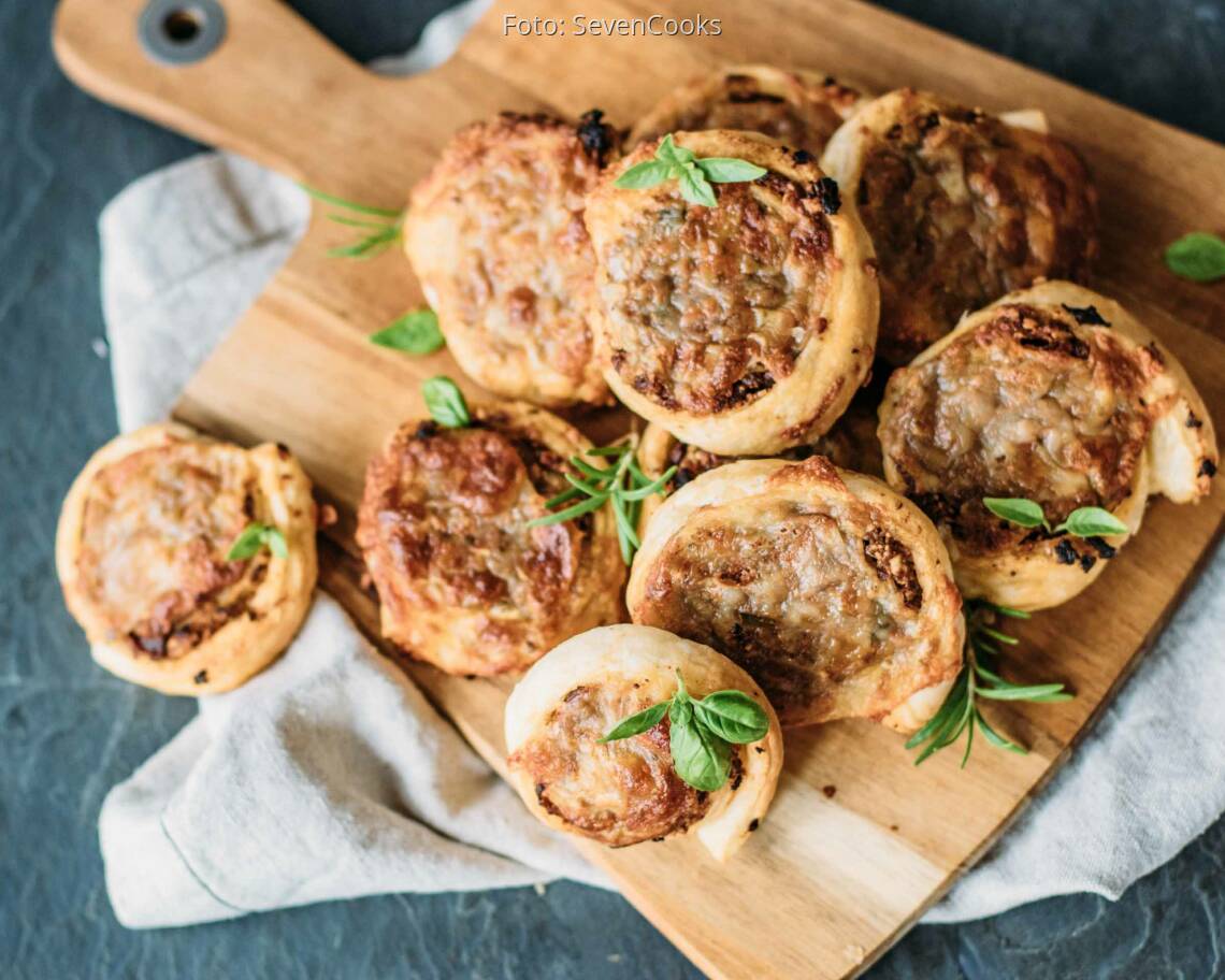 Vegetarisches Rezept: Blätterteigschnecken_2