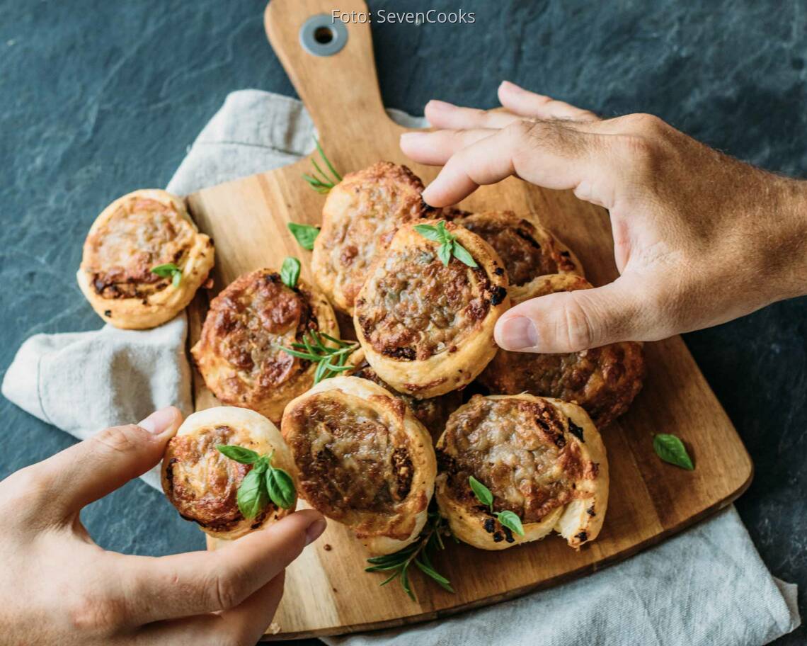 Vegetarisches Rezept: Blätterteigschnecken_3