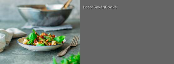 Rezeptbild für "Grüne Bohnen Salat mit Mozzarella"