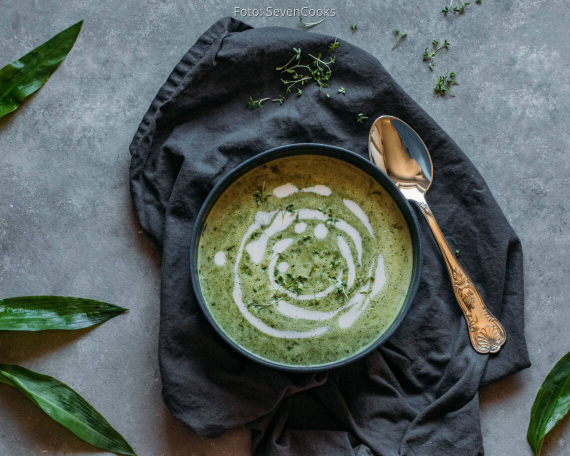 Vegetarisches Rezept: Bärlauchcremesuppe 2
