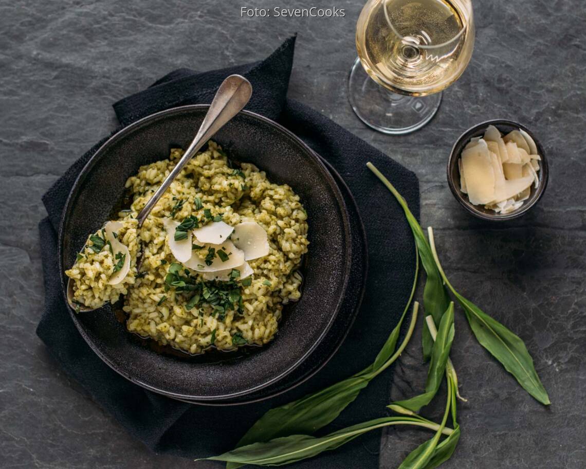 Vegetarisches Rezept: Bärlauchrisotto 1