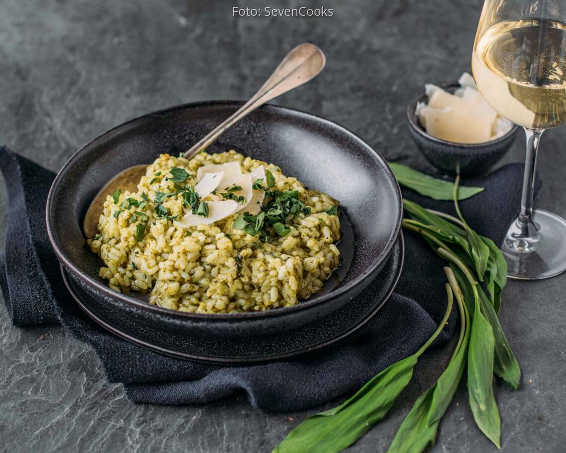 Vegetarisches Rezept: Bärlauchrisotto 2