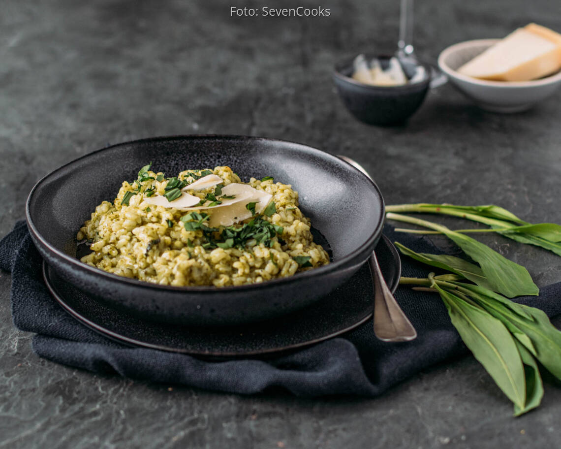 Vegetarisches Rezept: Bärlauchrisotto 3