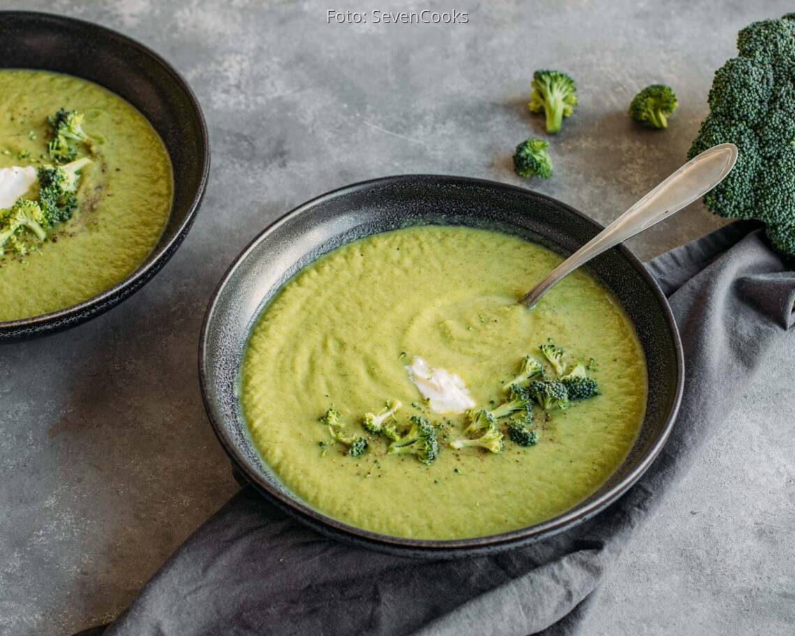 Vegetarisches Rezept: Brokkolicremesuppe 1