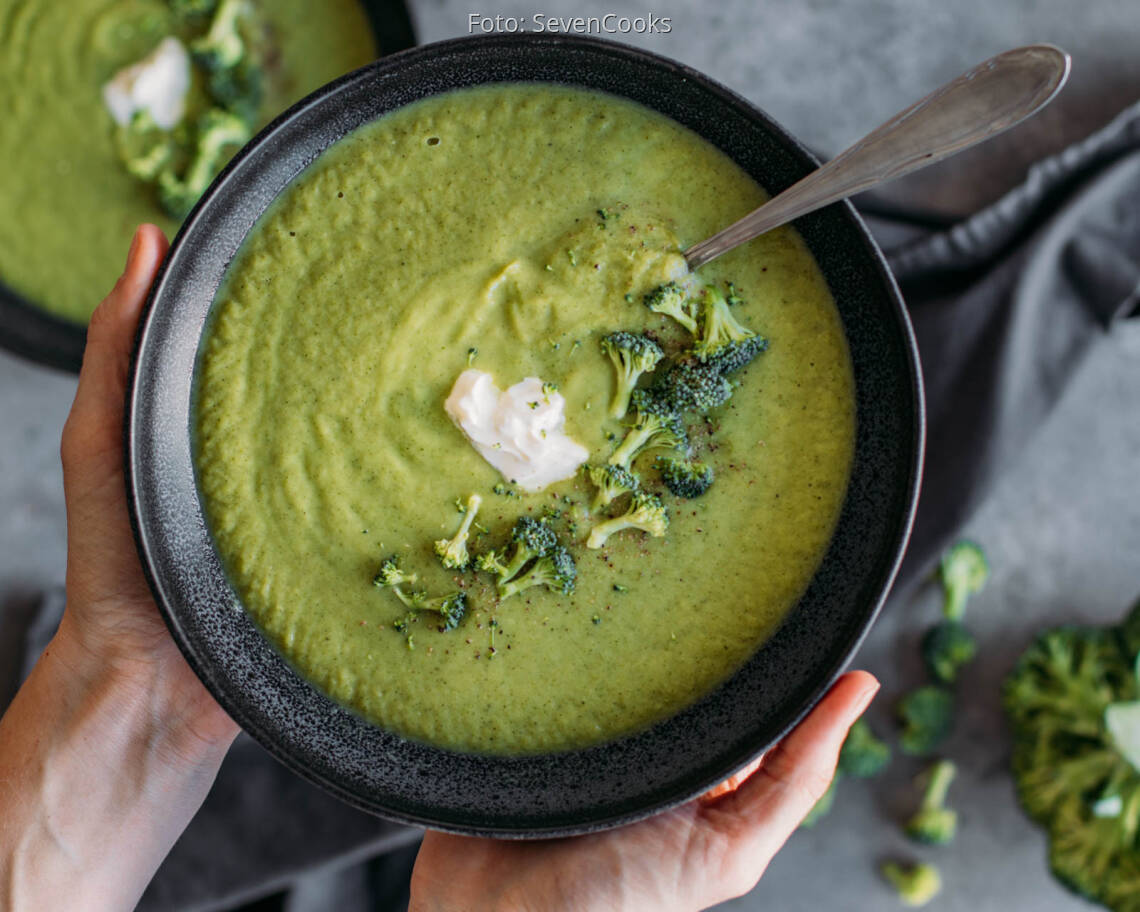 Vegetarisches Rezept: Brokkolicremesuppe 2