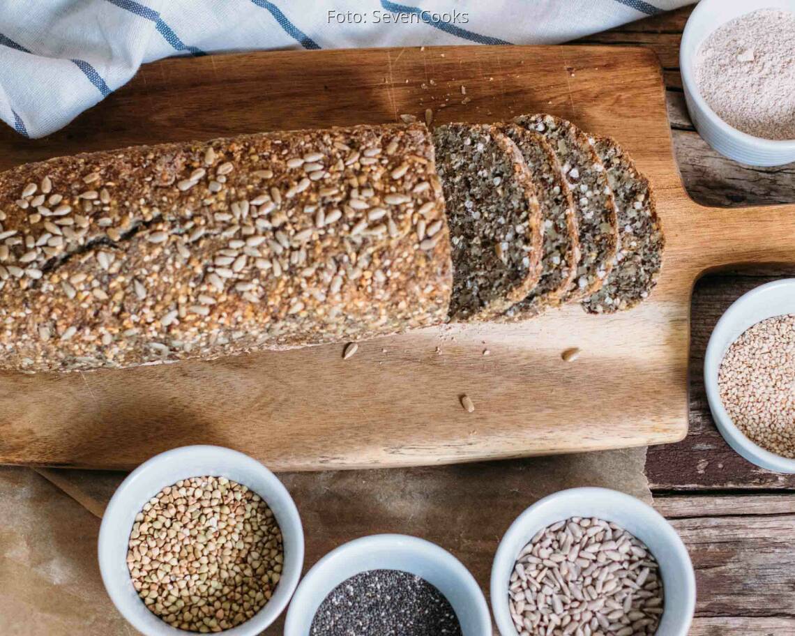 Vegetarisches Rezept: Buchweizen-Dinkel-Kastenbrot_1