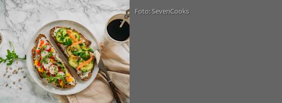 Rezeptbild für "Bunte Frühstücksbrote"