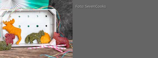 Rezeptbild für "Bunte Tierbrote"