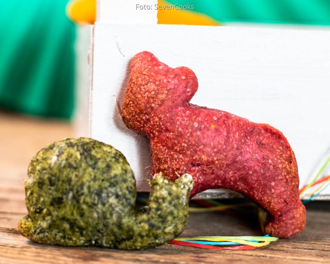 Vegetarisches Rezept: Bunte Tierbrote 3