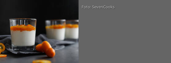 Rezeptbild für "Buttermilchcreme mit Kumquatkompott"