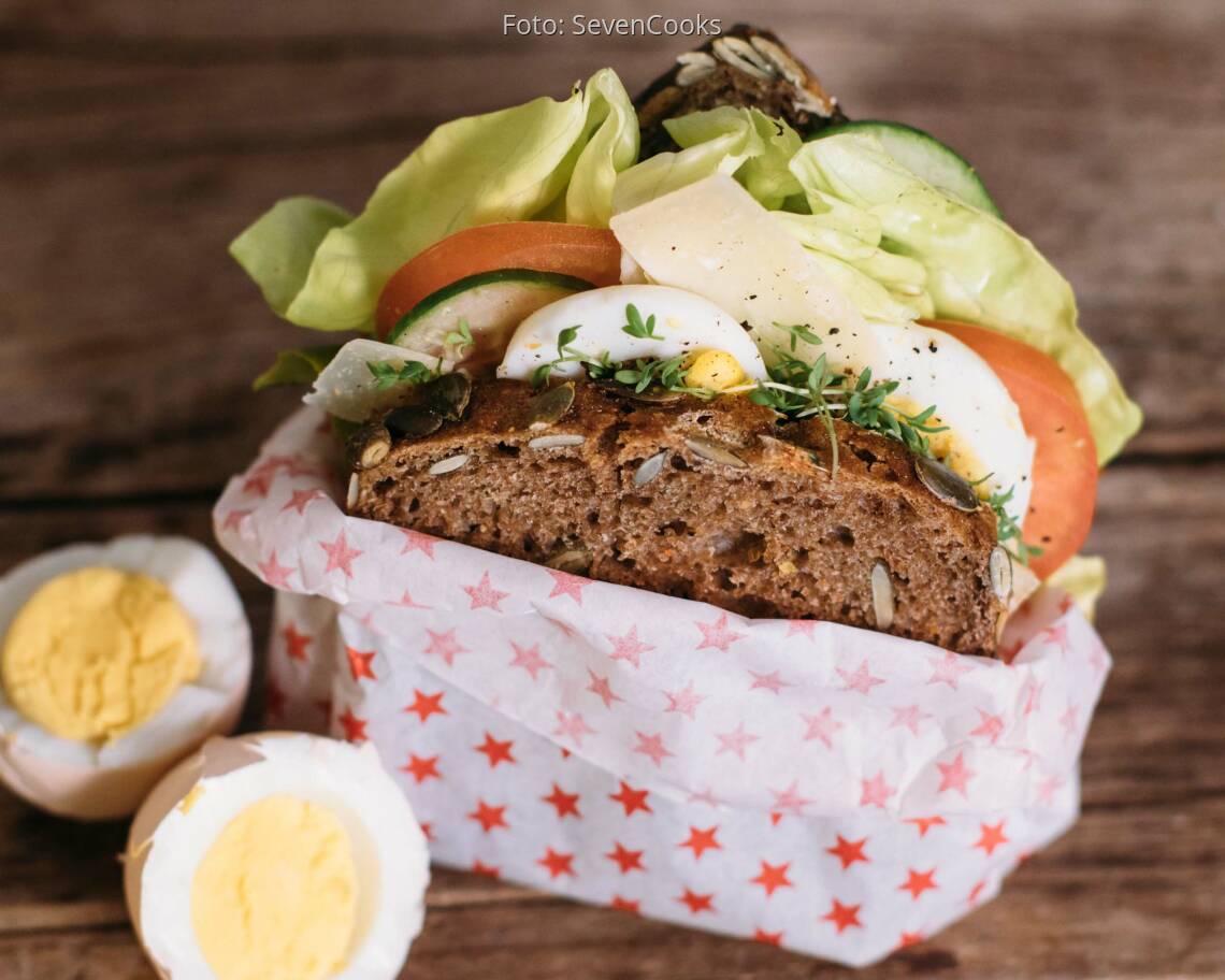 Vegetarisches Rezept: Caesar Sandwich