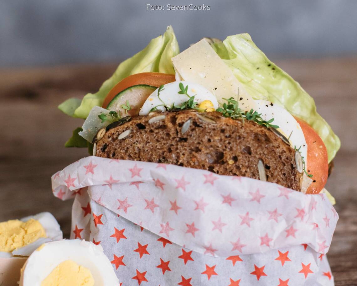 Vegetarisches Rezept: Caesar Sandwich