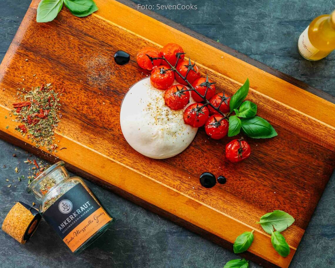 Vegetarisches Rezept: Caprese gegrillt 1