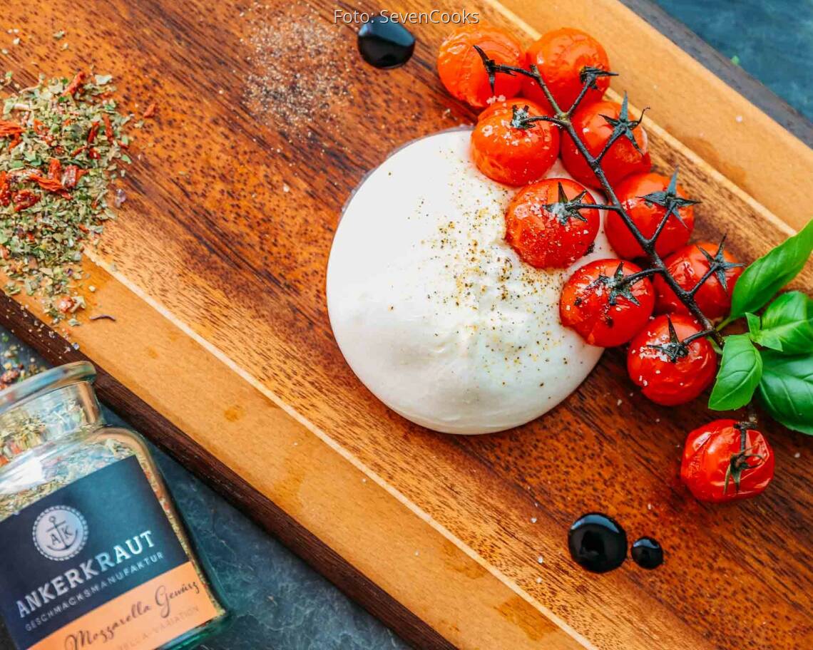 Vegetarisches Rezept: Caprese gegrillt 2