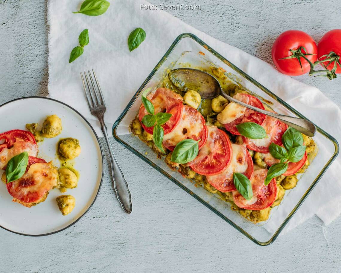 Vegetarisches Rezept: Caprese-Auflauf 1