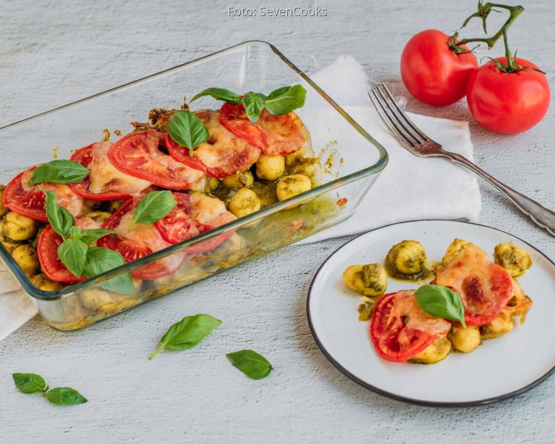 Vegetarisches Rezept: Caprese-Auflauf 2
