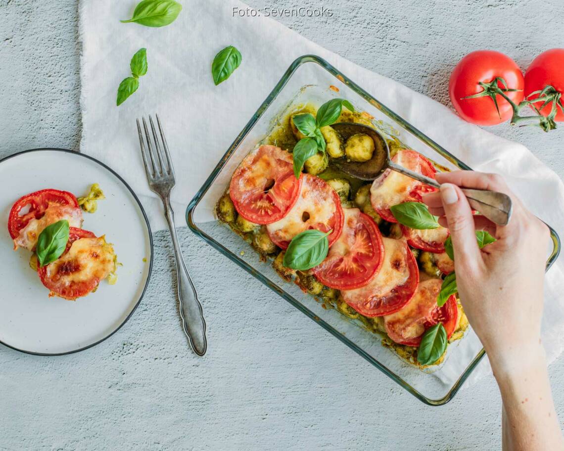 Vegetarisches Rezept: Caprese-Auflauf 3