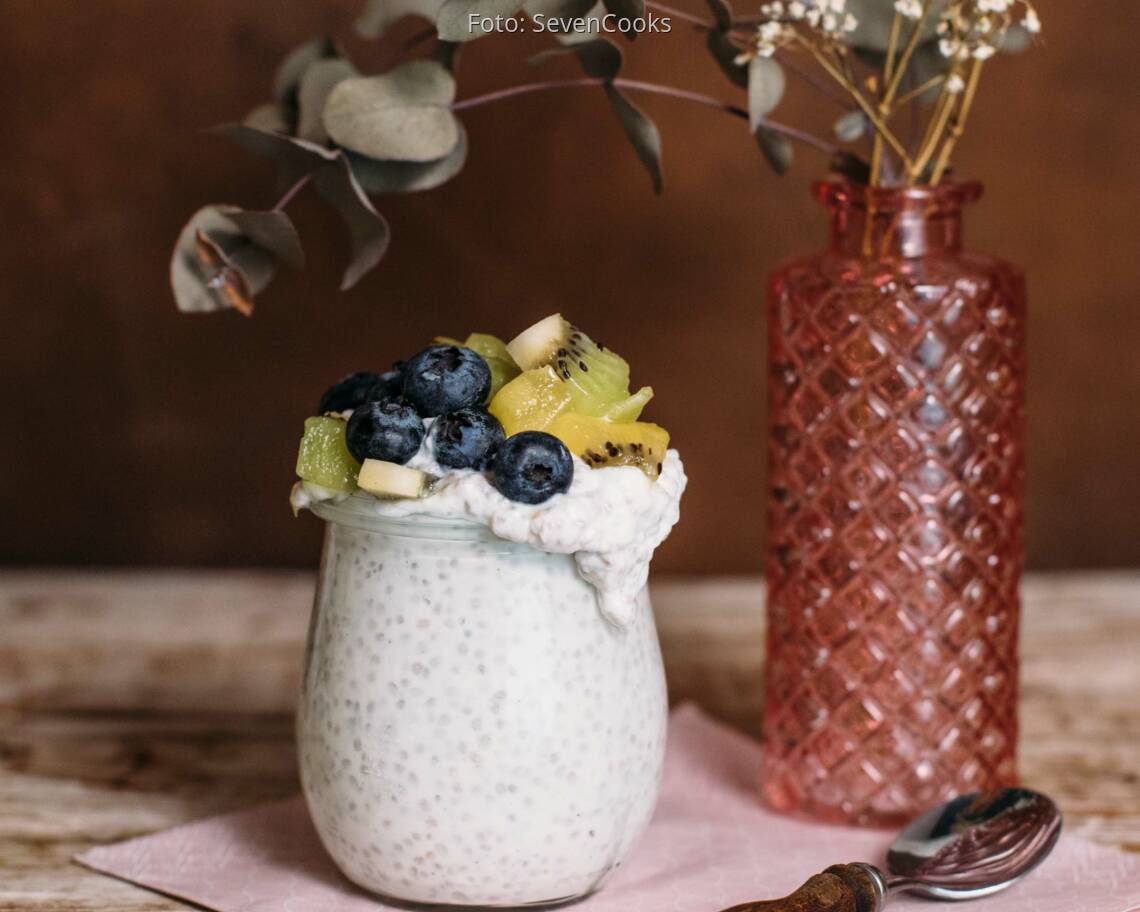 Vegetarisches Rezept: Chiapudding mit Skyr