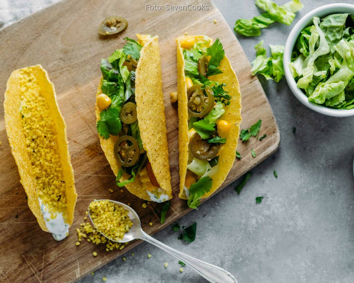 Vegetarisches Rezept: Couscous Tacos 3