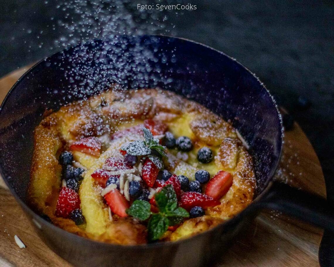 Vegetarisches Rezept: Dutch Baby aus dem Ofen 3