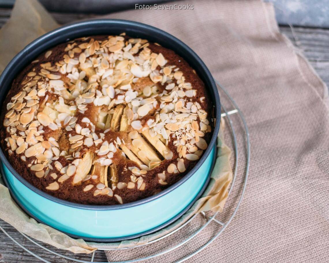 Vegetarisches Rezept: Einfacher Apfelkuchen_1
