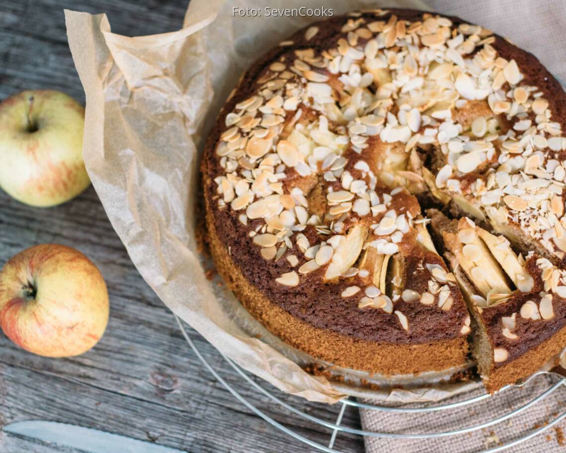Vegetarisches Rezept: Einfacher Apfelkuchen_3