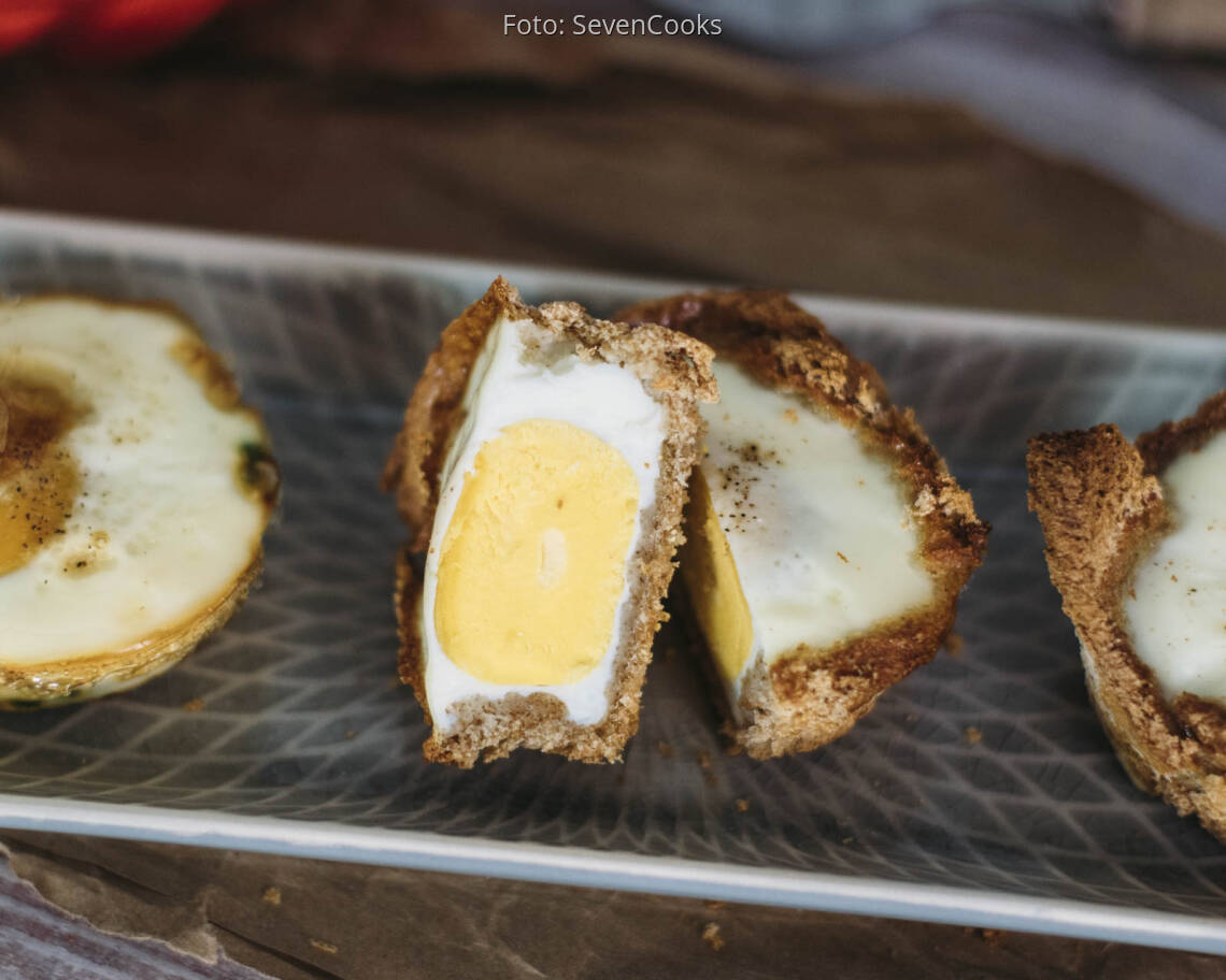 Vegetarisches Rezept: Ei-Toast-Muffins 2