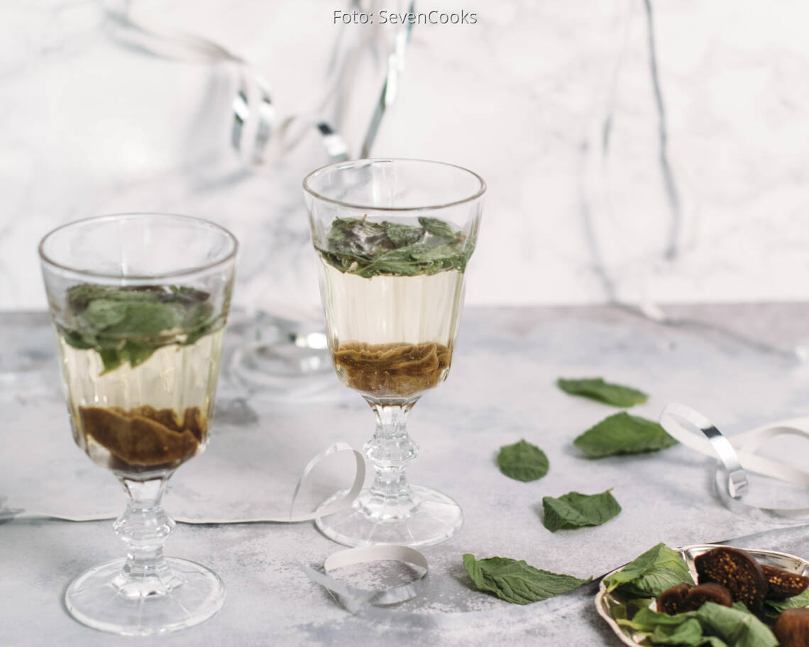 Vegetarisches Rezept: Feigen-Sekt 1