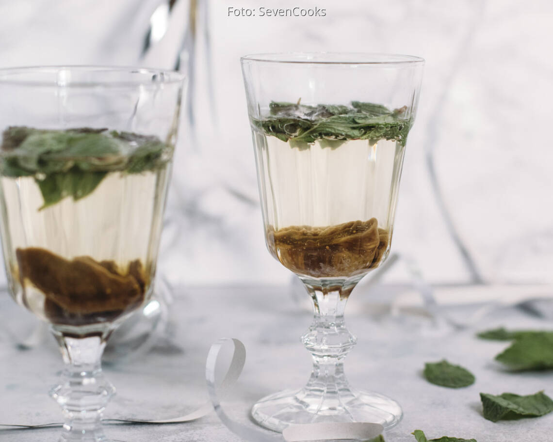 Vegetarisches Rezept: Feigen-Sekt 3