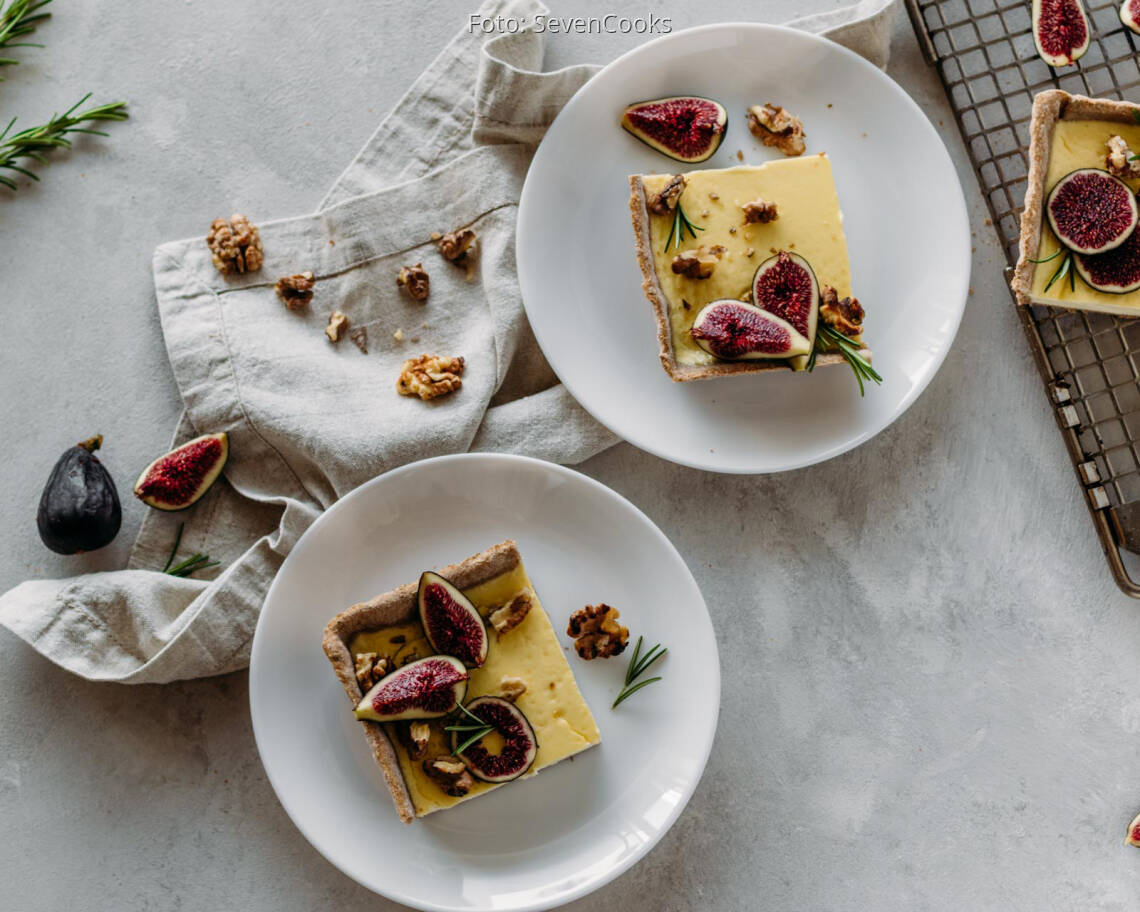 Vegetarisches Rezept: Feigen-Ziegenkäse-Tarte 3