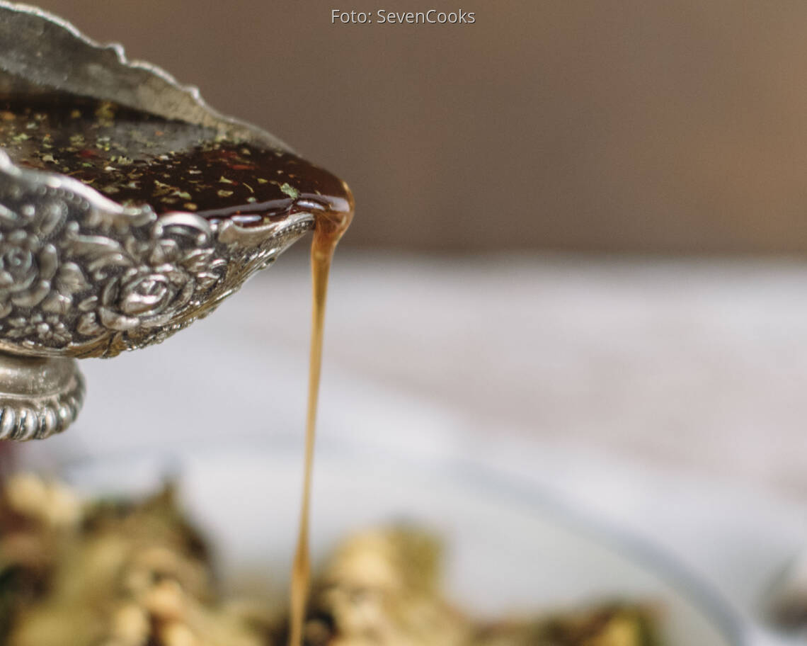 Vegetarisches Rezept: Feurige Honigsauce 2