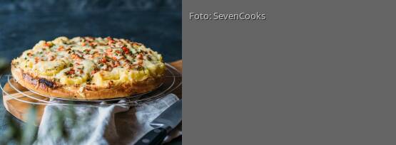 Rezeptbild für "Fladenbrot Pizza „Potato“"