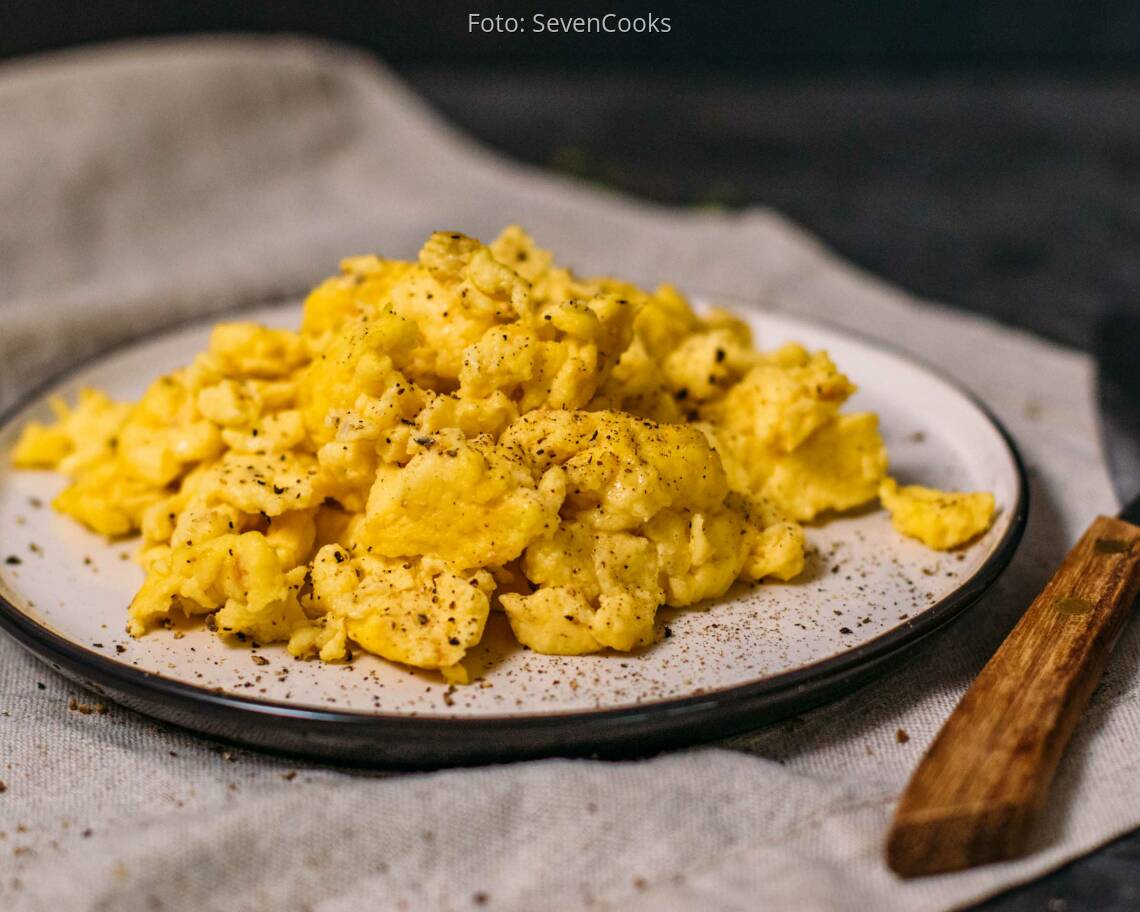 Vegetarisches Rezept: Fluffiges Rührei 1