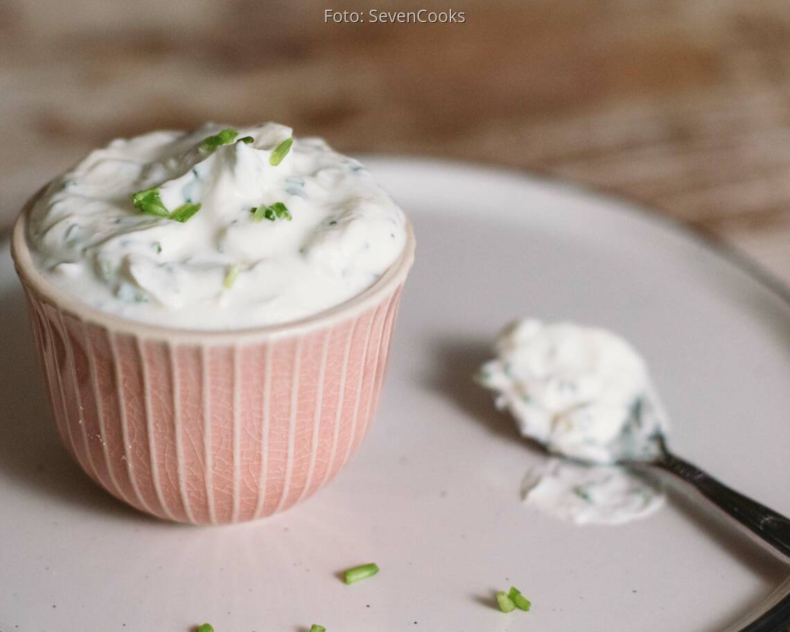 Vegetarisches Rezept: Frischkäse aus Skyr
