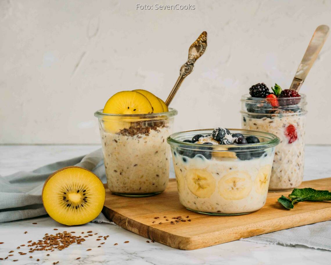 Vegetarisches Rezept: Fruchtige Overnight Oats