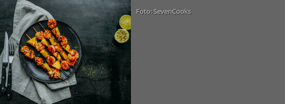 Rezeptbild für "Garnelen-Ananas-Spieße"