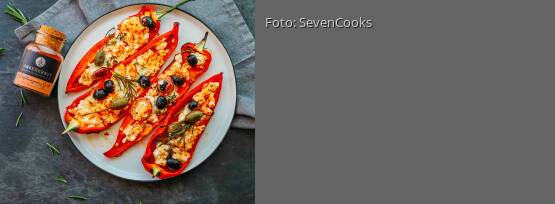 Rezeptbild für "Gefüllte Paprika vom Grill"