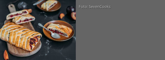 Rezeptbild für "Geflochtener Pflaumenkuchen"