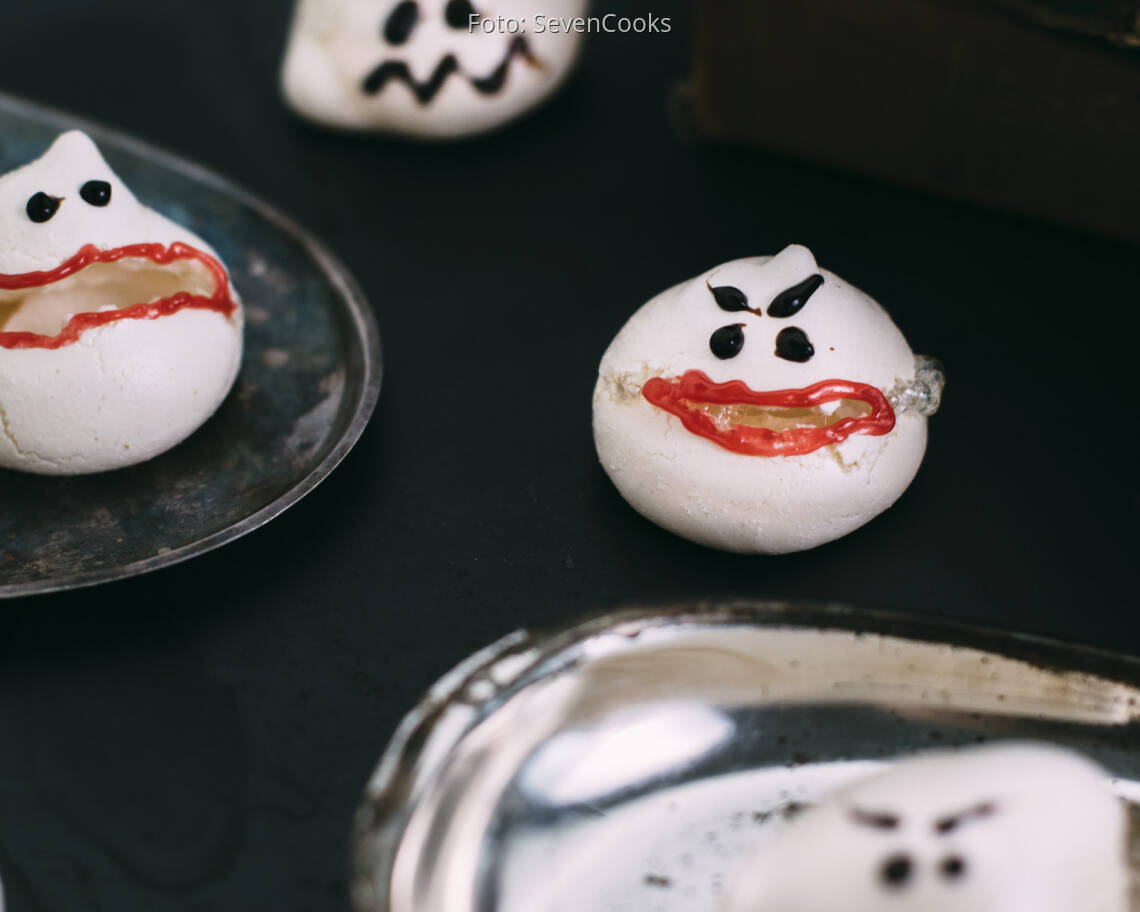 Vegetarisches Rezept: Geister-Baisers