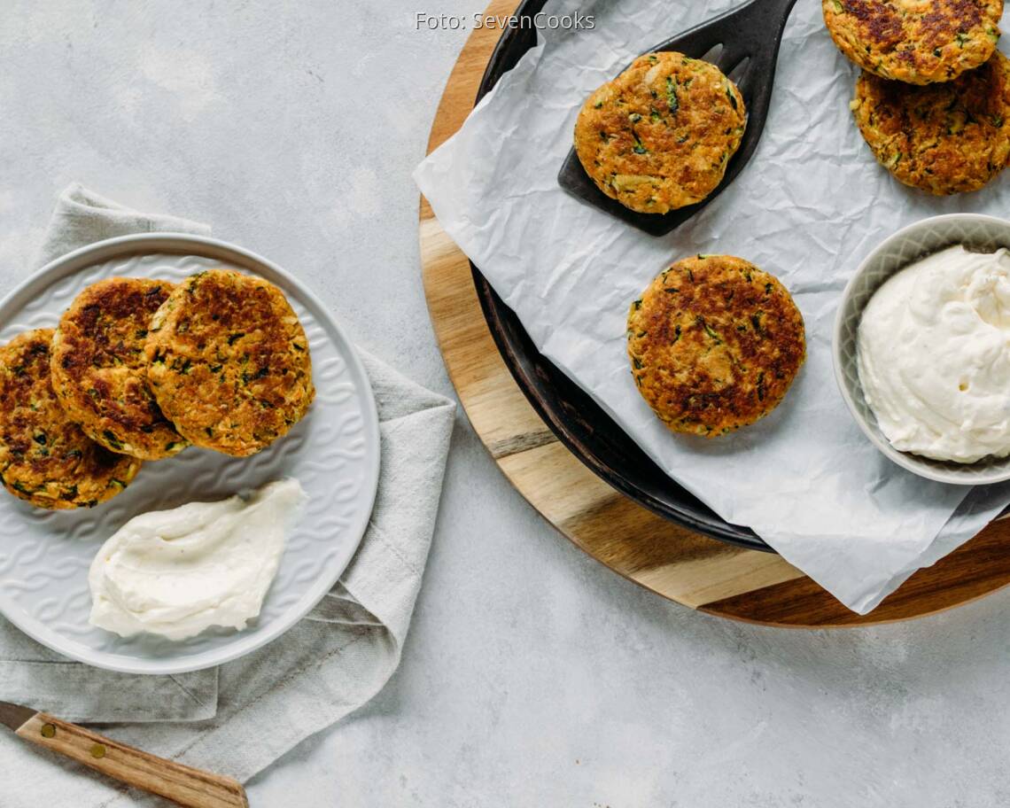 Vegetarisches Rezept: Gemüsepuffer 3