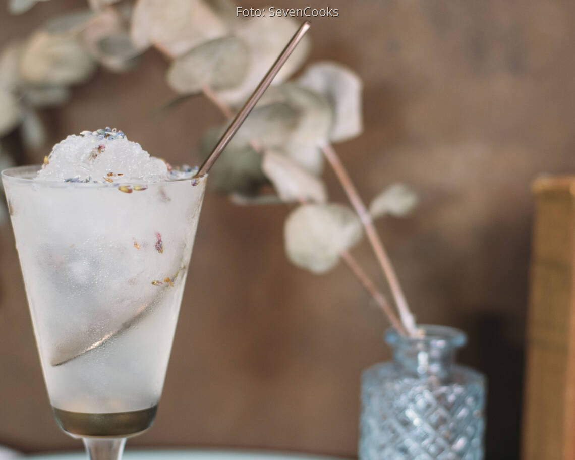 Vegetarisches Rezept: Granita mit Lavendel und Honig_1