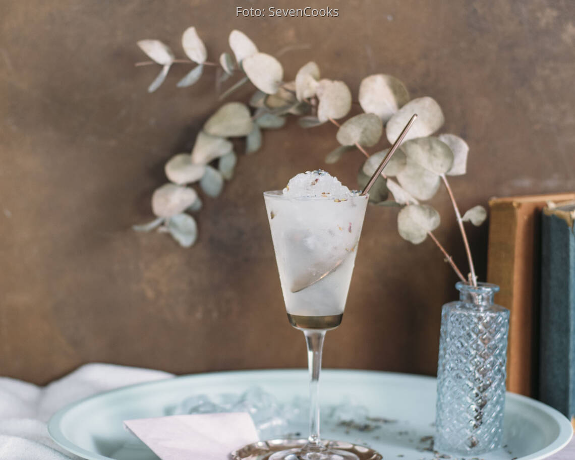 Vegetarisches Rezept: Granita mit Lavendel und Honig_2