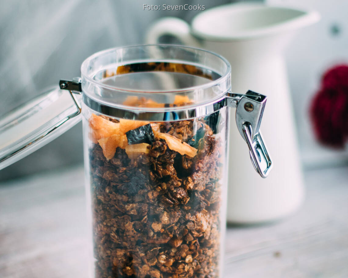 Vegetarisches Rezept: Granola Knuspermüsli