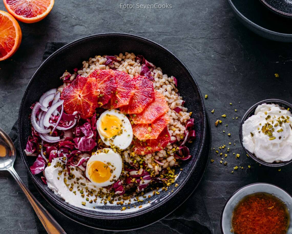 Vegetarisches Rezept: Graupen-Power-Bowl 1